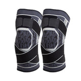 FancyGrab Gym Knee Pads Sport Knee Sleeve Knee Support Brace Grey