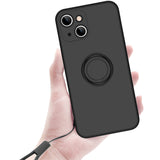 2Pcs Phone Case Covers For iPhone 13 with Ring Holder Lanyard