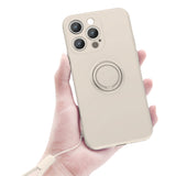 2Pcs Phone Case Covers For iPhone 13 Pro Max with Ring Holder Lanyard