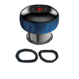 Electric Cupping Massager USB Gua Sha Scraping Massager Tool Blue