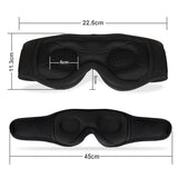 Bluetooth Eye Mask with Wireless Stereo Headphone Purple