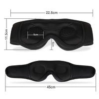 Bluetooth Eye Mask with Wireless Stereo Headphone Red