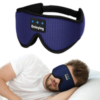 Bluetooth Eye Mask with Wireless Stereo Headphone-Blue