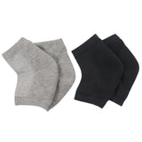 FancyGrab 2 Pairs of Gel Foot Heel Moisturizing Socks Open Toe Socks Gel Spa Sock Sleeves-Style 2