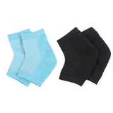 FancyGrab 2 Pairs of Gel Foot Heel Moisturizing Socks Open Toe Socks Gel Spa Sock Sleeves-Style 3