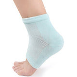 FancyGrab 2 Pairs of Gel Foot Heel Moisturizing Socks Open Toe Socks Gel Spa Sock Sleeves-Style 3