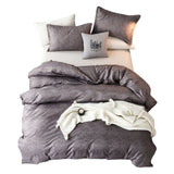 Quilt Cover Bedding Set Duvet Cover Set Grey