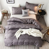 Quilt Cover Bedding Set Duvet Cover Set Grey