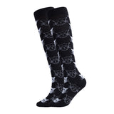 FancyGrab 3 Pairs of Compression Stockings Sports Compression Socks Anti-Fatigue Travel Running Socks Style 2