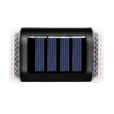 4Pcs Solar Step Lights Wall Lamp Garden Yard Light Outdoor Decor-Warm