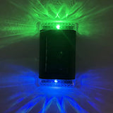 4Pcs Solar Step Lights Wall Lamp Garden Yard Light Outdoor Decor-Multicolor