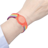 2Pcs Wristband Bracelet Strap Tracker Protective Case Compatible with Airtag Style 2