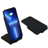 Qi Fast Wireless Charger Wireless Charging Stand for iPhone Huawei Black