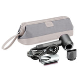 Portable Storage Bag Travel Case Protection Organizer for Dyson Hair Dryer-Light Grey