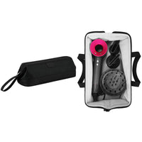 Portable Storage Bag Travel Case Protection Organizer for Dyson Hair Dryer-Black