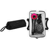 Portable Storage Bag Travel Case Protection Organizer for Dyson Hair Dryer-Black