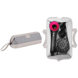 Portable Storage Bag Travel Case Protection Organizer for Dyson Hair Dryer-Light Grey