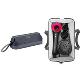 Portable Storage Bag Travel Case Protection Organizer for Dyson Hair Dryer-Dark Grey