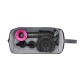 Portable Storage Bag Travel Case Protection Organizer for Dyson Hair Dryer-Dark Grey