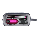 Portable Storage Bag Travel Case Protection Organizer for Dyson Hair Dryer-Dark Grey
