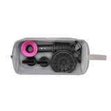 Portable Storage Bag Travel Case Protection Organizer for Dyson Hair Dryer-Light Grey