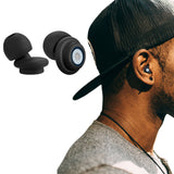 Pair of Reusable Silicone Noise Cancelling Earplugs Sleeping Ear Plugs