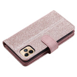 PU Leather Wallet Phone Case for iPhone 13 Pro Pink
