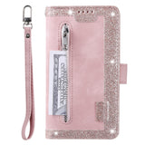 PU Leather Wallet Phone Case for iPhone 13 Pink