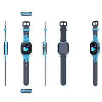 Children Smart Watch Touch Screen Tracker Location Watch Blue