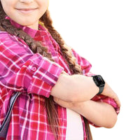 Kids Smart Watch Touch Screen Tracker Location Watch Black