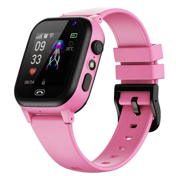 Kids Smart Watch Touch Screen Tracker Location Watch Pink