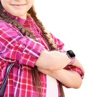 Kids Smart Watch Touch Screen Tracker Location Watch Pink