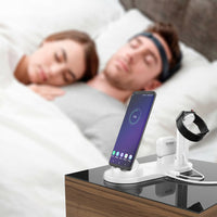3 in 1 Wireless Charger Dock Charging Station White