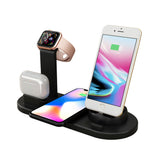 3 in 1 Wireless Charger Dock Charging Station Black