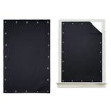 Portable Blackout Blinds Anti Sunlight Cover Black