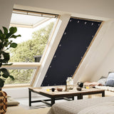 Portable Blackout Blinds Anti Sunlight Cover Black