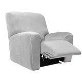 Stretch Recliner Chair Cover Split Sofa Dust Cover for 1-Seat Light Grey