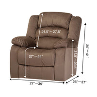 Stretch Recliner Chair Cover Split Sofa Dust Cover for 1-Seat Blue