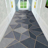 Corridor Carpet Long Hallway Runner Rug Decorative Floor Mats 100 x 80cm Grey