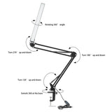 Foldable Clip On LED Desk Lamp Eye Protection Reading Lamp