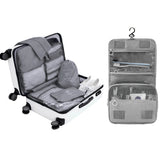 8pcs Set Packing Cubes Travel Pouches Luggage Organizers Gray
