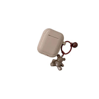 Protective Case Wireless Earphone Cover for Apple Airpods 1st 2nd Gen-Caramel