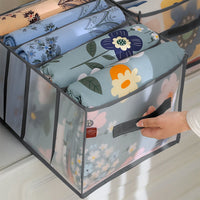 Sheet Quilt Cover Storage Bag Wardrobe Storage Artifact Grey