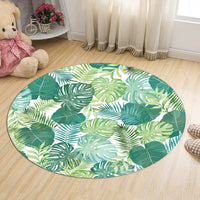 Round Carpet Bedroom Living Room Area Rugs 100cm Style 2