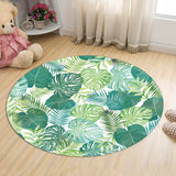 Round Carpet Bedroom Living Room Area Rugs 100cm Style 2