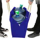 Storage Bag Portable Non-Woven Luggage Bag Clothes Quilt Organizer Bag Royal Blue