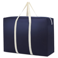 Storage Bag Portable Non-Woven Luggage Bag Clothes Quilt Organizer Bag Navy