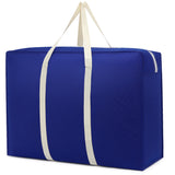 Storage Bag Portable Non-Woven Luggage Bag Clothes Quilt Organizer Bag Royal Blue