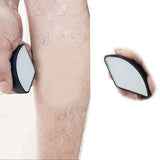 Set of 2 Pack Manual Nano Hair Erasers Painless Hair Remover Exfoliation Tools-Black and Blue