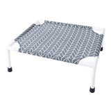 Elevated Dog Bed Pet Cat Portable Raised Dog Cat Durable Raised Pet Bed Stripe Style